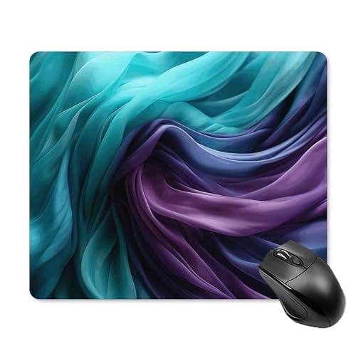 Tapis de souris pour ordinateurs portables coloré vert émeraude idéal pour le télétravail