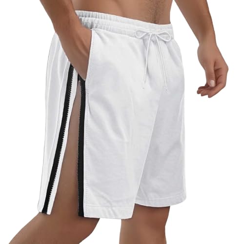 Shorts large baggy bermudas casual pour homme de grande taille avec cordon