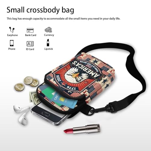 Image of Lightweight Small Crossbody Bags Cell Phone Purses Travel Pouch Shoulder Bag for Women