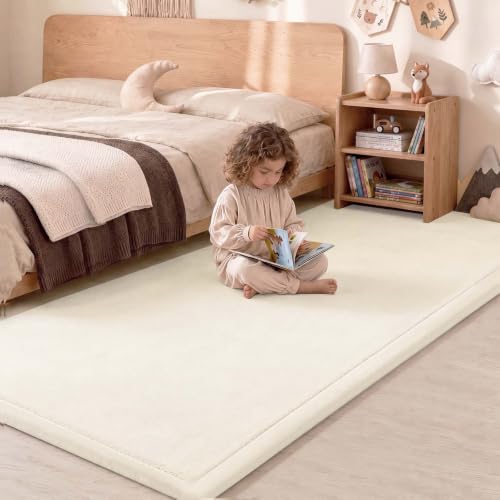 1.3" Thick Baby Play Mat for Floor,28x72 Bedside Rugs, Non-Slip