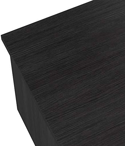 Amazon Brand - Movian Aggol Lift-Top Coffee Table with 1-Shelf, 50 x 100 x 44cm, Black/Dark Grey