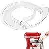 Pouring Shield for KitchenAid 6 Quart Splash Guard with Removable Pouring Chute for KitchenAid 55 7 Quart Bowl Lift Stand Mixer