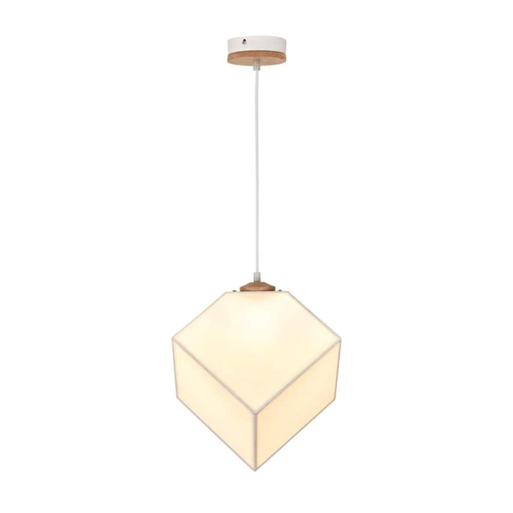 Plafonnier moderne luminaire suspendu avec abat-jour tissu pour chambre et salon