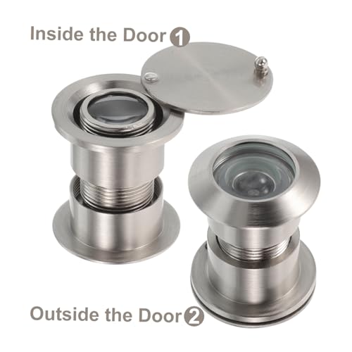 Kit de Mirilla de Seguridad de Alta Resistencia con Visor Gran Angular para Puerta Principal, Reemplazo para Puertas de Metal y Madera miniatura 3