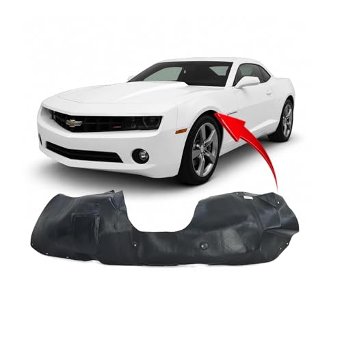 Image of FitParts Compatible with Chevrolet Camaro 2010-2013 Front Left Fender Liner | Driver Side, Coupe, Plastic, Ready to Install, OEM 22863721, GM1248211