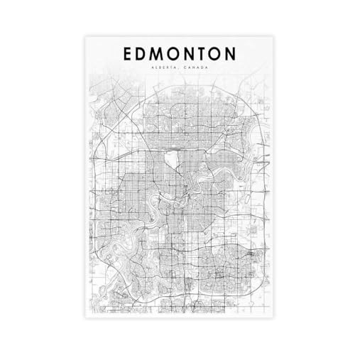 Toile Edmonton Alberta pour habiller un grand mur vide
