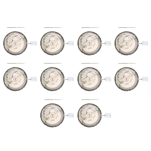 NH35 lot de 10 montres mécaniques automatiques avec affichage jour date et tige acier