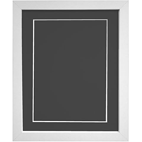 Frames By Post Bilderrahmen H7 mit weißem Passepartout, 25 mm breit Cover