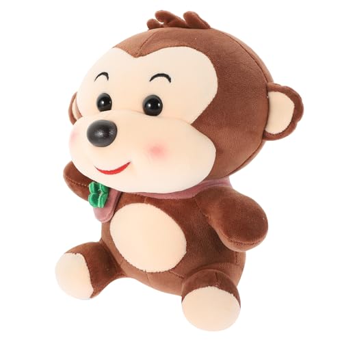 HEANUJJ Mono de Peluche de Algodón de Plumón Forma de Mono Adorable para Decorar Cama en Casa, Juguete de Peluche Práctico y Obsequio para Niñas