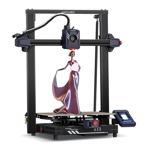 Anycubic Kobra 2 Plus Impresora 3D, 500mm/s Alta Velocidad de Impresión, Nueva Estructura y App Inteligente, Nivelación...