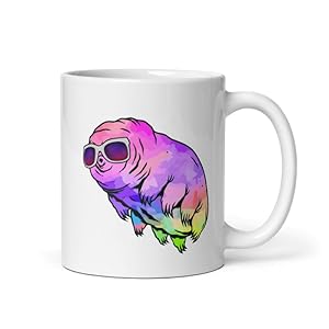 Ceramic Coffee Mug 11oz Funny Tardigrade Microbiology Science Teacher Present Water Bear Scientst Gift Biology Professor Novelty Science Gift Nerd Mug