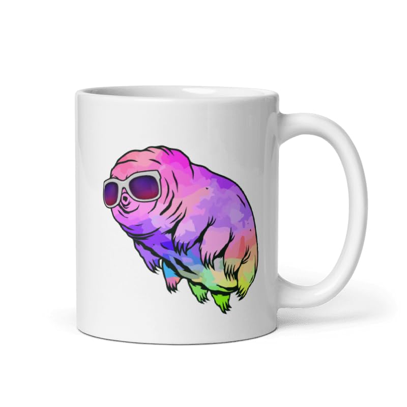 Ceramic Coffee Mug 11oz Funny Tardigrade Microbiology Science Teacher Present Water Bear Scientst Gift Biology Professor Novelty Science Gift Nerd Mug