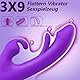 G Punkt Vibration für Frauen Sex Spielzeug für die Frau, Dildo Vibrator mit 9 Schlagmodi und 9 Vibrationmodi, Vibratorensets für Frauen Neue Hohlkonstruktion Klitoris Stimulator Sex Toys