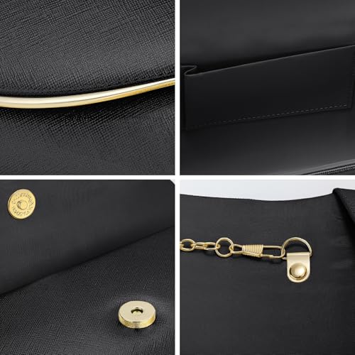 Image of Clutch Purses for Women Evening Bag Faux Suede Formal Party Wedding Cocktail Prom