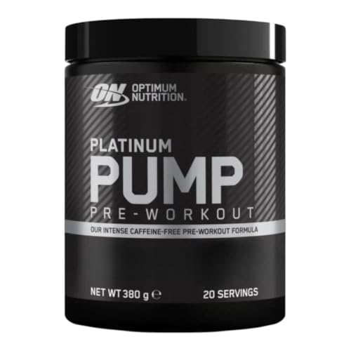 Optimum Nutrition ON Platinum PUMP Pre-Workout cafeïnevrij citroen-limoen