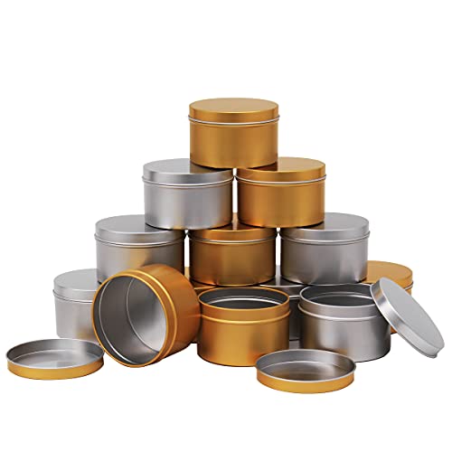 Kerzendose 8 oz, 12 Stück, Bulk-Kerzenbehälter für Kerzenherstellung, Kunsthandwerk, Aufbewahrung und Weihnachtsgeschenke Cover