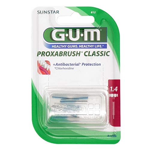 GUM Proxabrush Classic Spazzolini interdentali candela 1,4mm ISO 4 3 confezioni da 8 pezzi