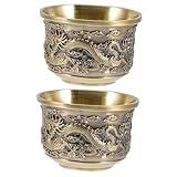 Tasse de style chinois : fabriquée en matériau solide, cette tasse de style chinois est réutilisable, sûre et à utiliser, tasses à thé de style chinois