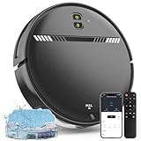 XIEBro Life Robot Vacuum and Mop Combo, Robotic Vacuum Cleaner 2 in 1 with WiFi/App/Voice, Schedule, Water Tank and Dustbin, Self-Charging, Slim, Ideal for Hard Floor, Pet Hair, Carpet