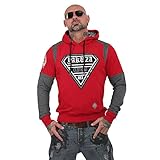  Yakuza Herren Label Two Face Hoodie Kapuzenpullover