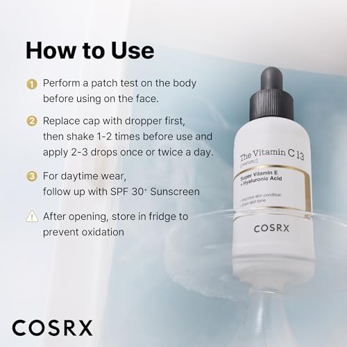 COSRX 13% Pure Vitamin C Serum for Face, Hydrating Facial Serum, 0.67 oz - image 6