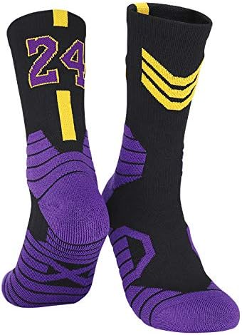 Kids Basketball Jerseys #24 Mesh Sleeveless Tank Top Shorts Socks for Boys Girls 3PC Athletic Training Uniforms - Image 6