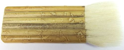 2 Inch Haik Brush for Applying Kiln Wash to Molds and Shelves 