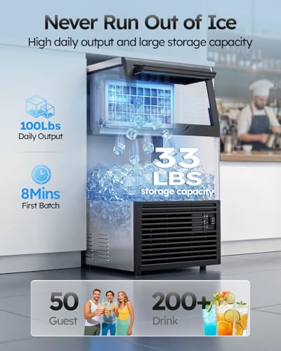 Commercial ice maker machine