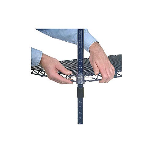 Image of Nexel Nexelon Additional Wire Shelf for Wire Shelving Units, 600-800 lb Capacity, 24 inchW x 42 inchL, Blue