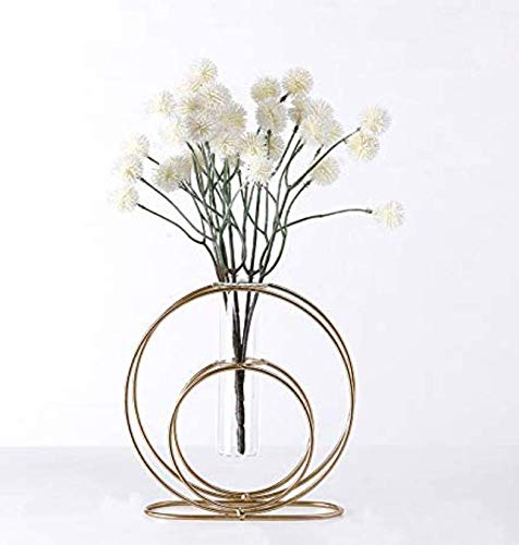 StrokeArt Enterprises Home Decor Metal and Glass Test Tube Planter with Holder Test Tube Included Table Home Decor Best Gift (Gold, 10 IN) (B08W4HCJ22) Amazon Price History, Amazon Price Tracker
