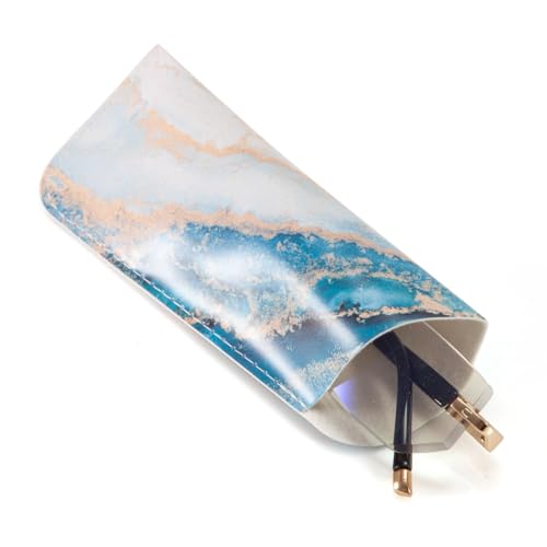 Image of TRIUMPH VISION Reading Glasses Pouch Eyeglass Sleeve Soft Case Slim 3 Pack | Alternative to Bulky Case Lightweight,Neoprene Lined Padded Protect Optical lens Slip in, Cute Pattern Portable for Daily Use
