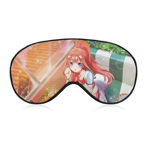 五等分の花嫁 中野五月 アイマスク キャラクター アニメ アイマスク 睡眠用 かわいい 睡眠改善 遮光 柔らかい 眼精疲労 目元疲労回復 安眠マスク 圧迫感なし 子供 男女兼用 ギフト