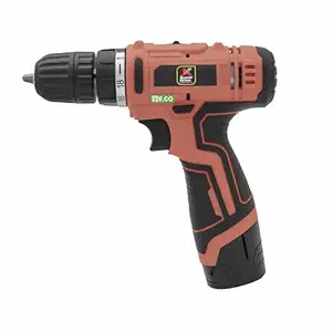 JK Super Drive Cordless Drill Driver with 2 batteries, E.Co 12V Li-Ion battery, Copper (Model: JKCLSD)