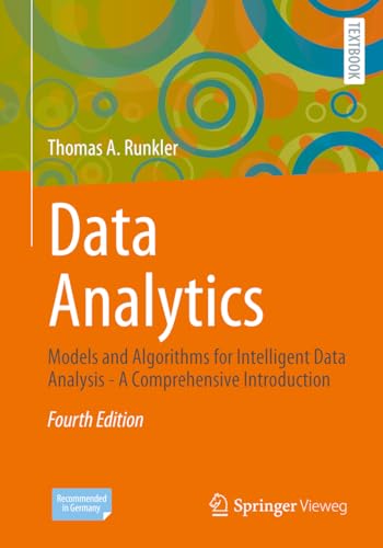livre Data Analytics: Models and Algorithms for Intelligent Data Analysis - A Comprehensive Introduction