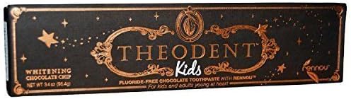Fluoride-Free Toothpaste for Kids - Whitening Chocolate 3.4 oz (96.4 Grams) Paste by Theodent