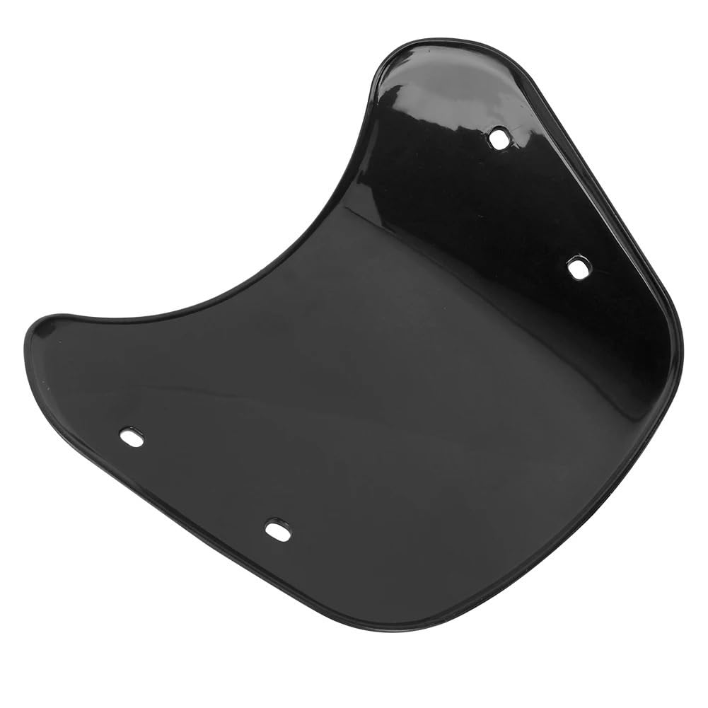 Deflettore per Moto Parabrezza deflettore Antivento Regolabile per Faro Universale Nero da 6,5 ​​"-9,45" per Ha&rley Deflettore Parabrezza