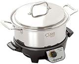 360 Stainless Steel Slow Cooker (4 Quart), Stock Pot is Induction Cookware, Waterless Cookware,...
