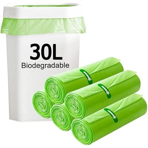 XOTOZO 30L Biodegradable Bin Liners Cover