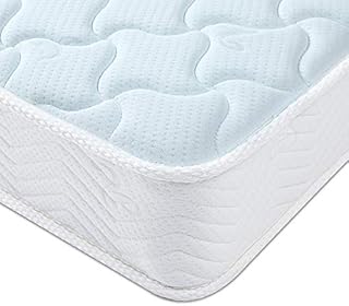 Good Nite Double Sprung Mattress 4FT6 with 3 cm Foam Fire Resistant Fabric Medium Hardness 18cm Thick (135 x 190cm)