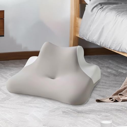 Oreiller pour dormir sur le ventre texture douce et format portable innovant