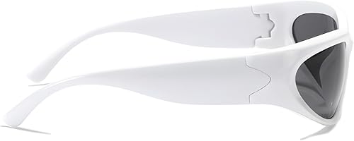 Miniatura 4 de ADE WU Gafas de sol envolventes para mujeres y hombres, gafas de sol de moda y2k Swift ovaladas futuristas para rave