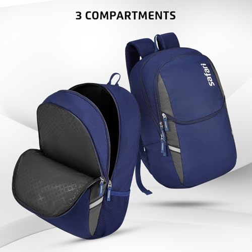 Safari Nudge Laptop Backpack, 16 Inches, Gray Grey Blue - Image 3