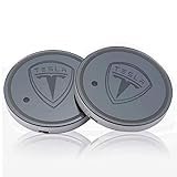 CoolKo Tesla LED Car Cup Holder Mat Pad Waterproof Bottle Drinks Coaster Built-in Light and Vibratio