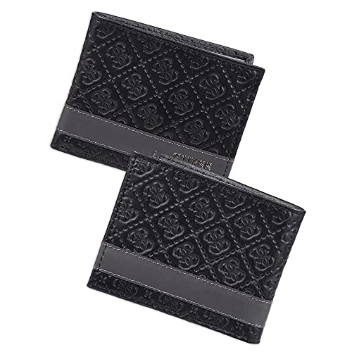 Guess Men's Classic Bifold Wallet with Card Slots, Bill Compartment and Id Window2