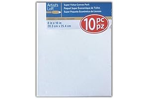 8"x10" Value Canvas by Artist's Loft Necessities - 10 Pack