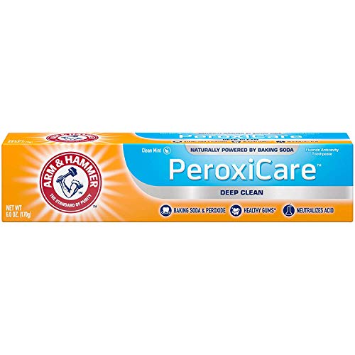 Arm & Hammer PeroxiCare Deep Clean Toothpaste Clean Mint 6 oz (Pack of 4) image 3