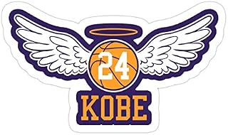 KENNETHHOFFMAN 3 PCs Stickers Kobe R.I.P Wings 3×4 Inch Die-Cut Wall Decals