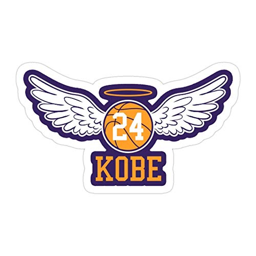 KENNETHHOFFMAN 3 PCs Stickers Kobe R.I.P Wings 3×4 Inch Die-Cut Wall Decals