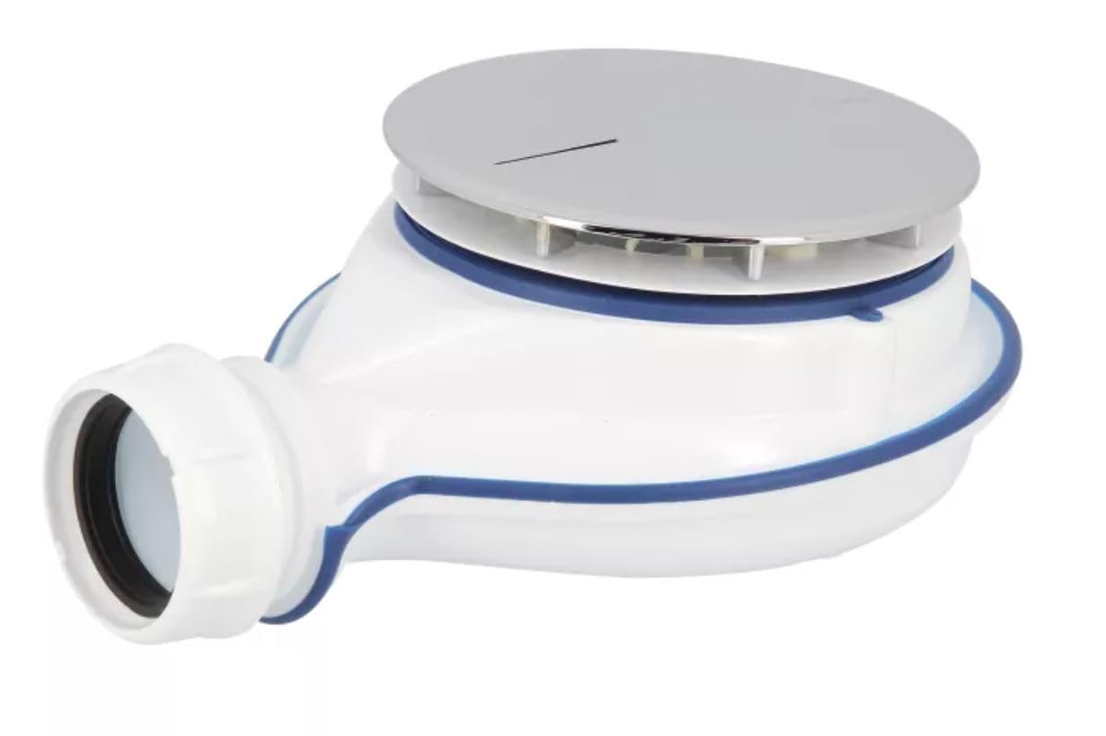 Valvola estrapLate - Valvola di scarico doccia 90 Turboflow XS cofano ABS cromo