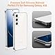 XTCASE Hülle für Samsung Galaxy A56 5G mit Band, Transparent Silikon Handyhülle für Samsung A56 5G mit Kette Stossfest Schutzhülle - Schnur mit Case zum Umhängen in Schwarz